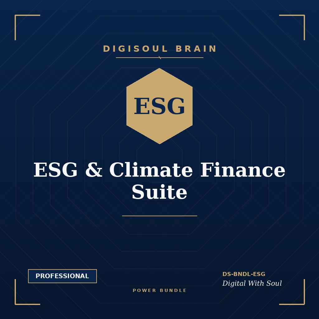 ESG & Climate Finance Suite™