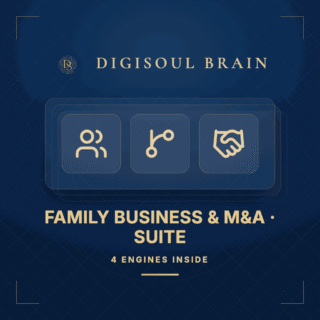 Family Business & M&A Suite — Digisoul Brain