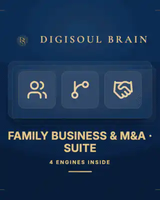 Family Business & M&A Suite — Digisoul Brain