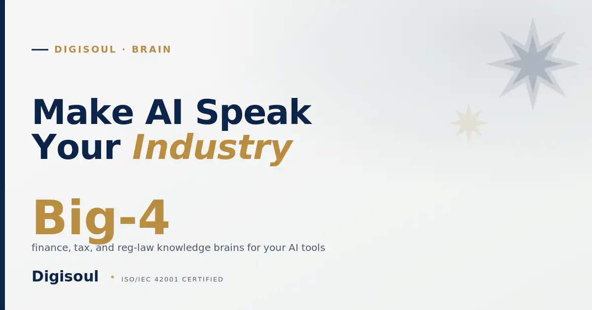 Digisoul Brain: make AI speak your industry, Sapphire and gold