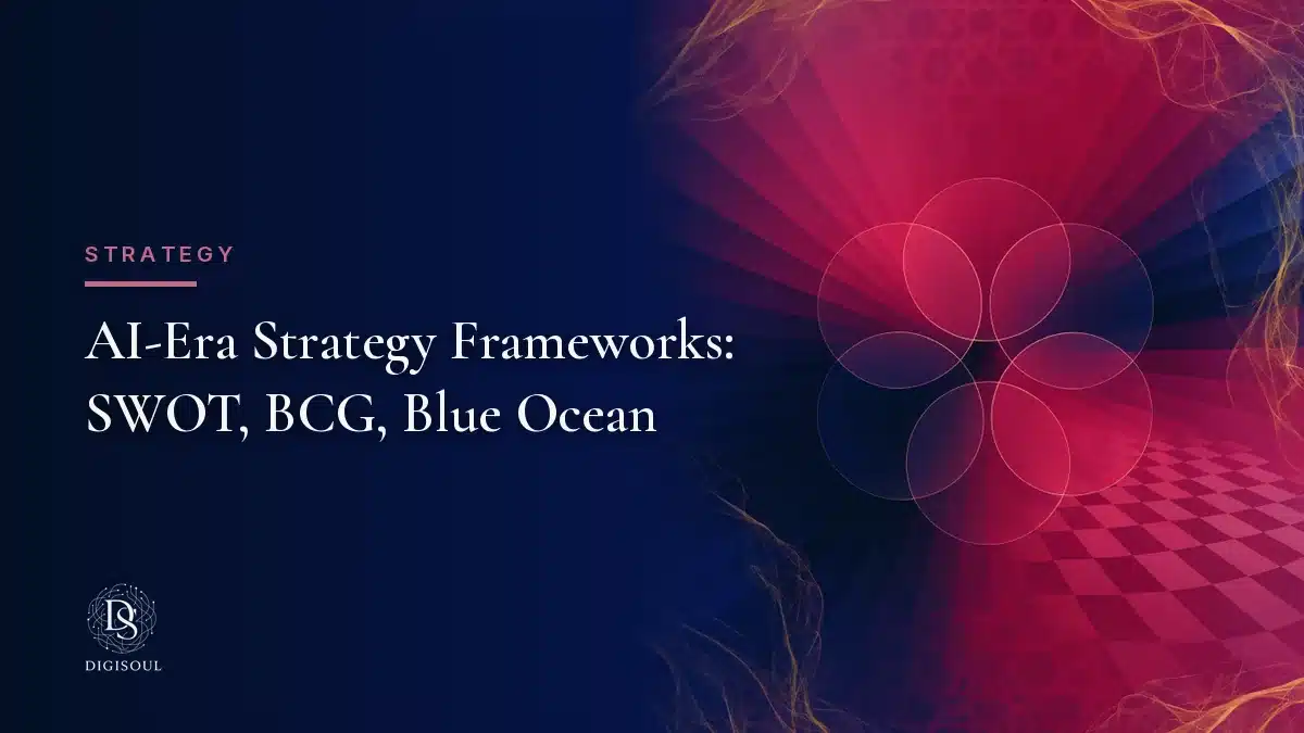 AI-Era Strategy Frameworks: SWOT, BCG, Blue Ocean