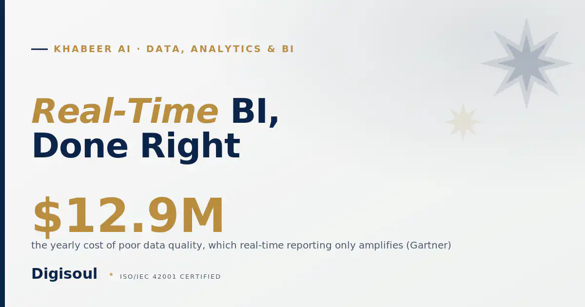 Khabeer AI: real-time BI from spreadsheets to one dashboard, Sapphire and gold